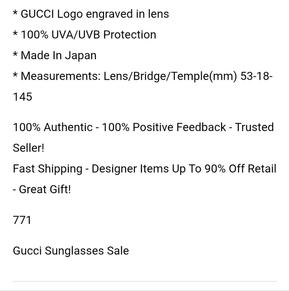 Gucci 💯 auth
